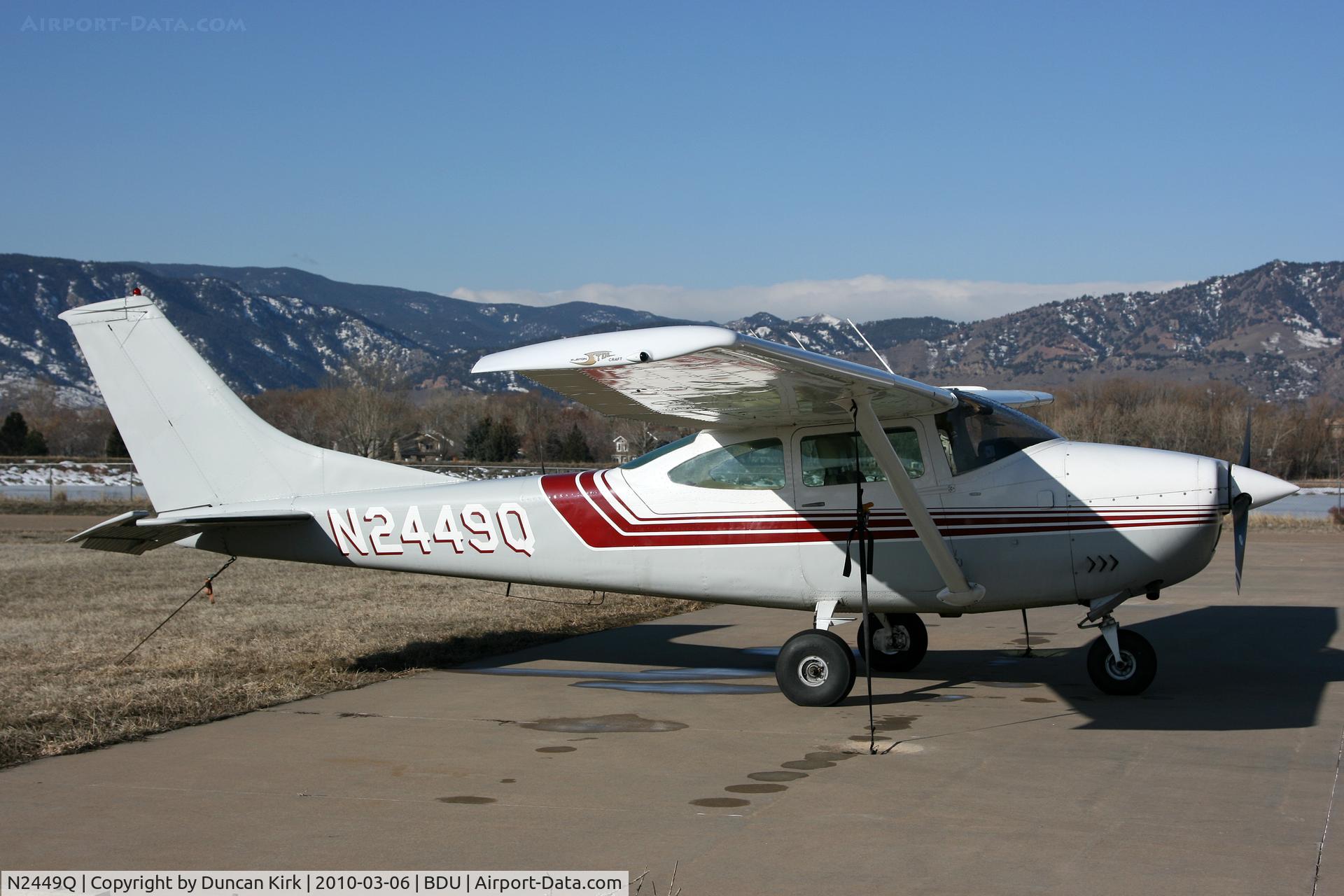 N2449Q, 1966 Cessna 182K Skylane C/N 18257649, The snow is melting and it's time to fly!