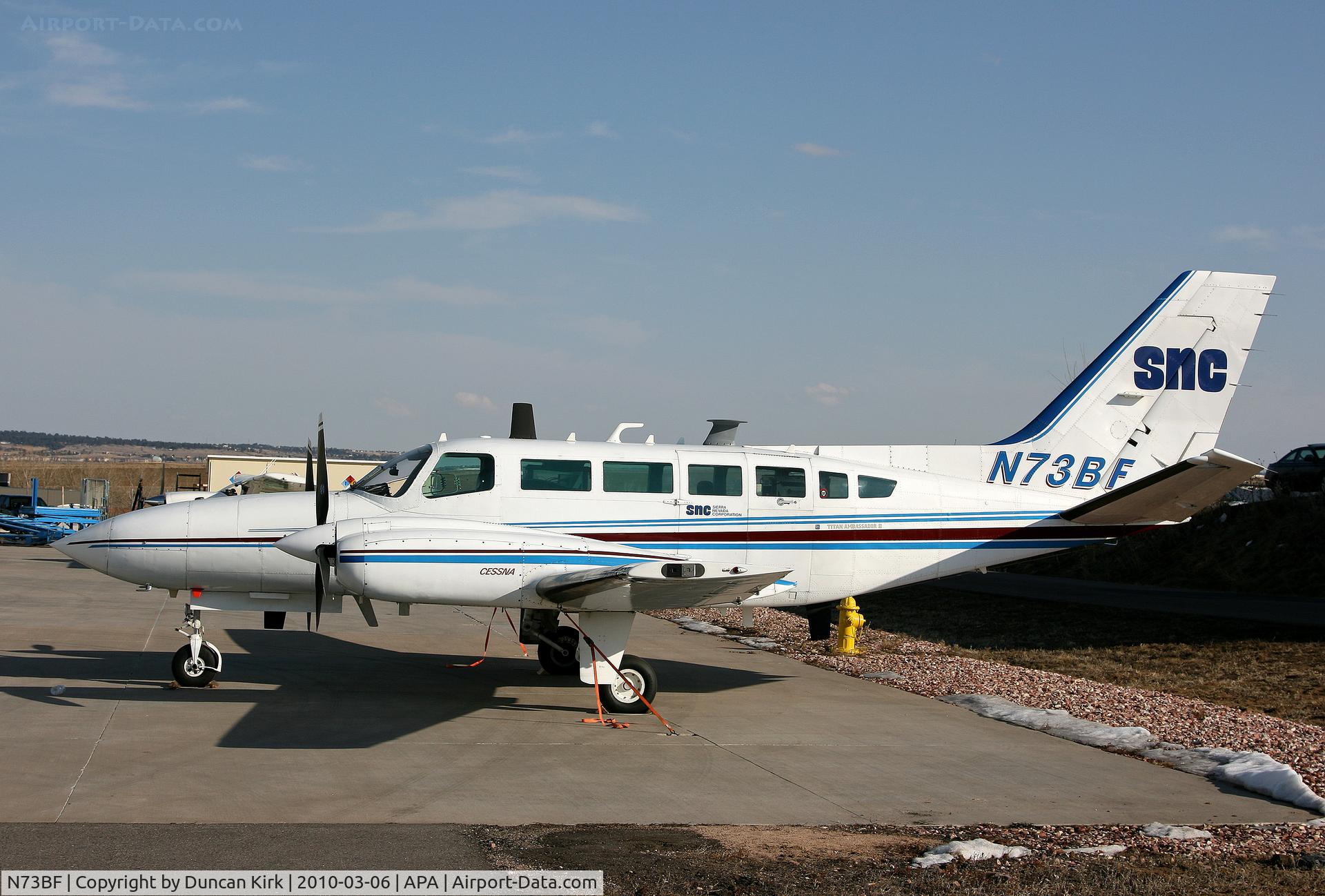 N73BF, 1980 Cessna 404 Titan C/N 404-0664, Lots of bits and pieces attached to this 404