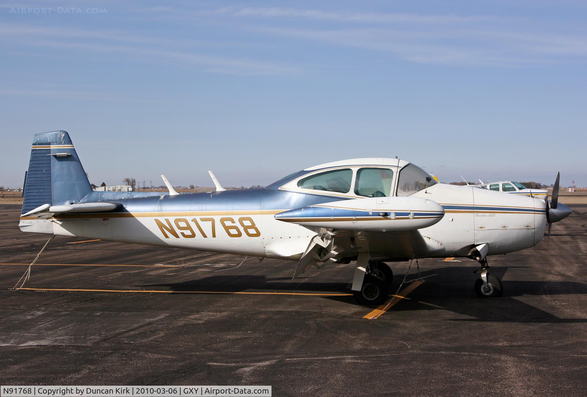 N91768, 1947 North American Navion (NA-145) C/N NAV-4-485, This Navion has resided at Greeley for some time
