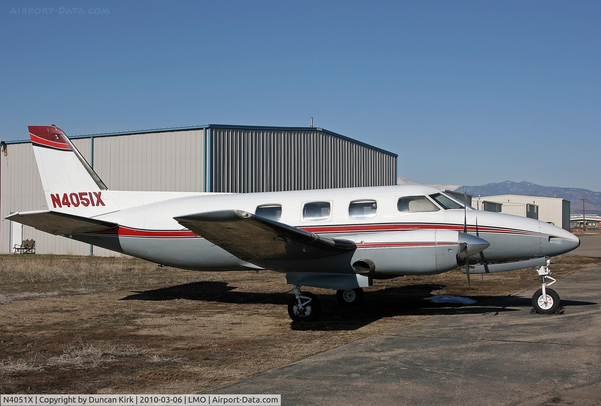 N4051X, 1969 Swearingen SA-26AT Merlin IIB C/N T26-124, Rare bird at Vance Brand, CO.