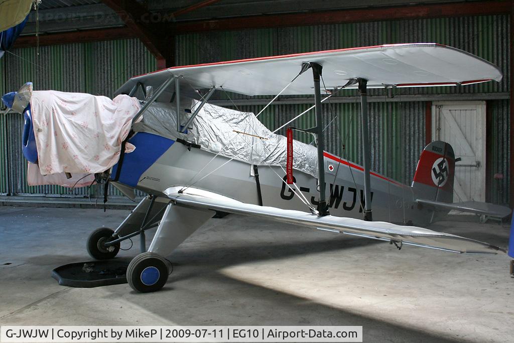 G-JWJW, 1957 CASA 1-131E Jungmann C/N 419, Seen with the Real Aeroplane Co. at Breighton.