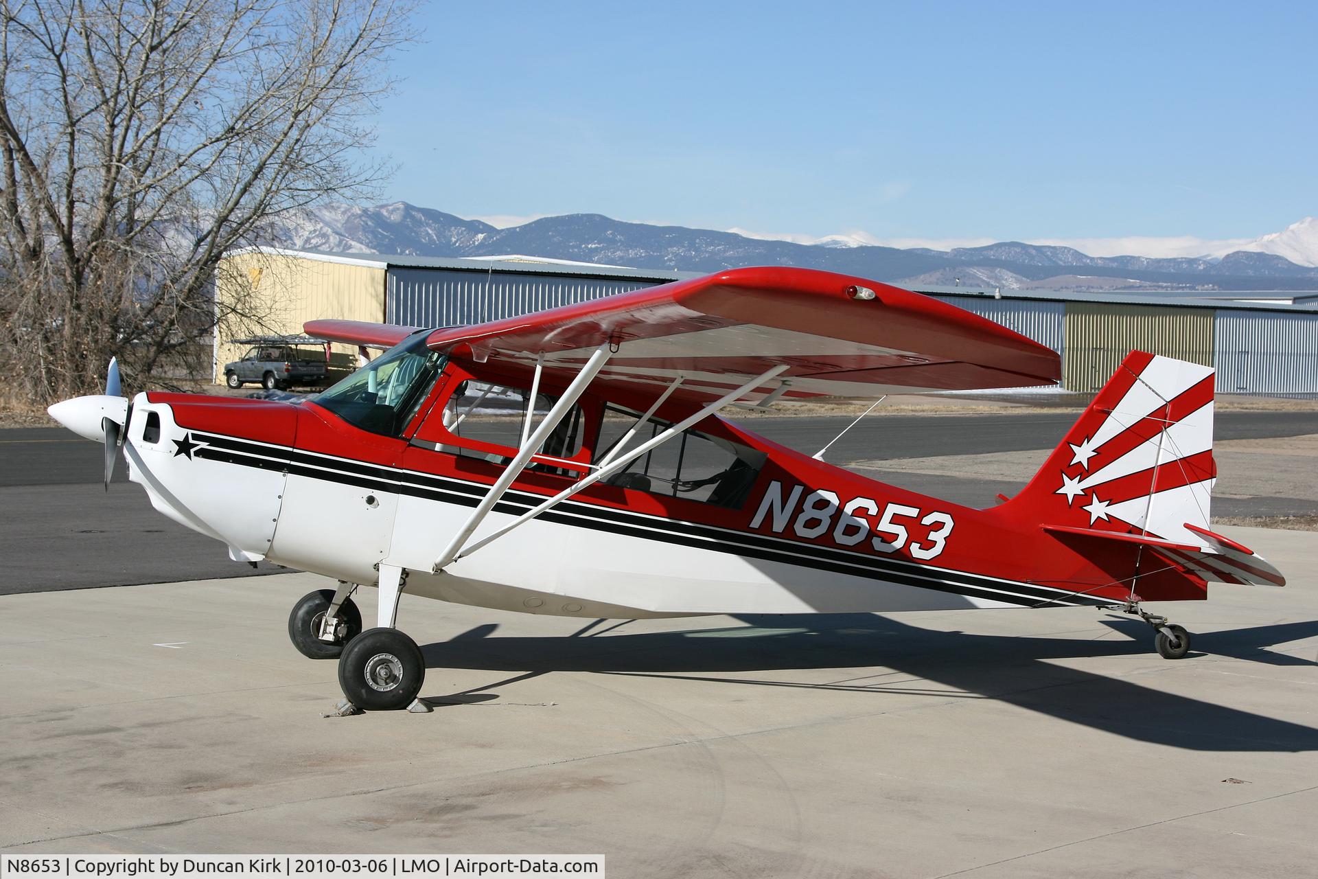 N8653, 1973 Bellanca 7KCAB Citabria C/N 356-73, Beautiful shot of this Citabria