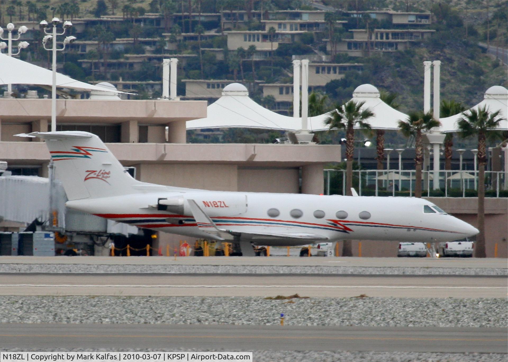N18ZL, 1984 Gulfstream Aerospace G-1159A Gulfstream III C/N 434, Z LINE DESIGNS INC GIII, arriving from KLVK.