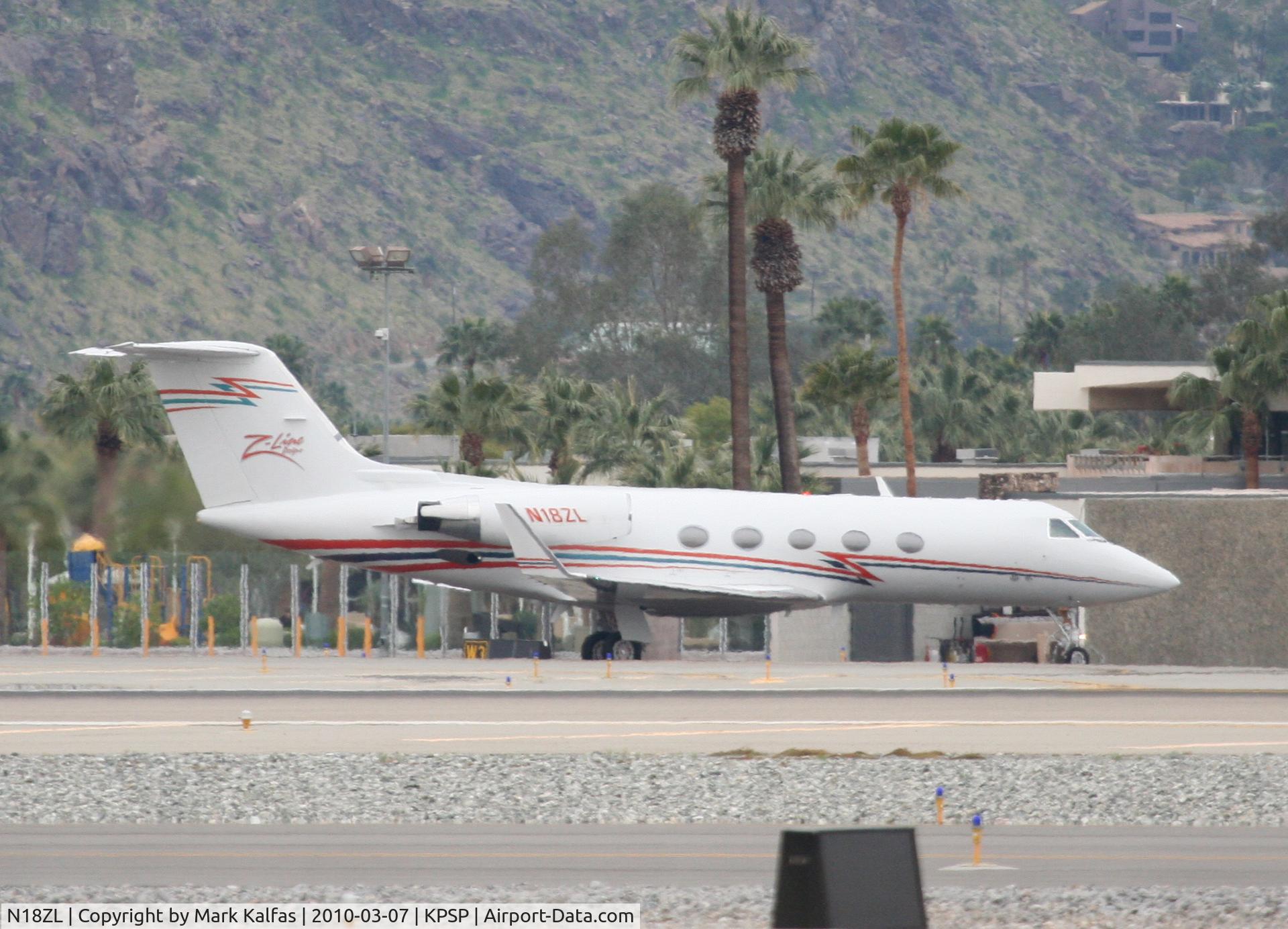 N18ZL, 1984 Gulfstream Aerospace G-1159A Gulfstream III C/N 434, Z LINE DESIGNS INC GIII, arriving from KLVK.