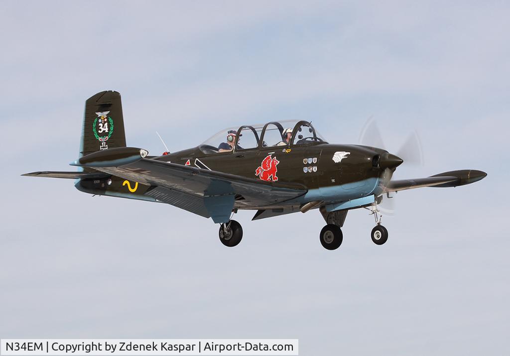 N34EM, 1953 Beech (CCF) T-34A (A45) Mentor C/N CCF34-119, Casa Grande