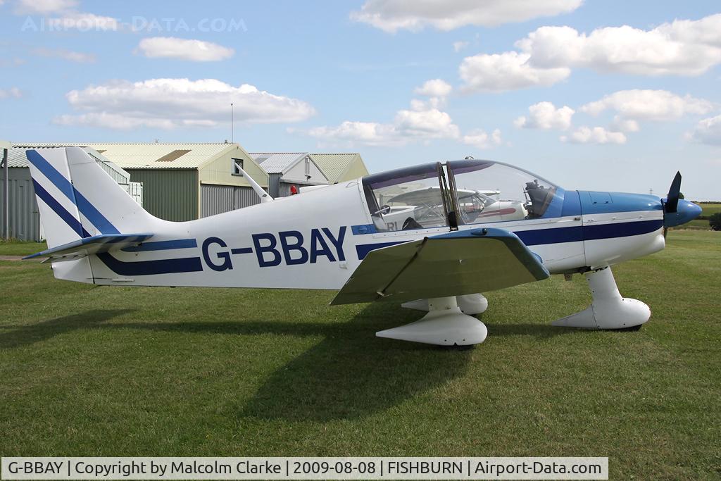 G-BBAY, 1973 Robin DR-400-140 Major C/N 841, Robin DR-400-140 Major at Fishburn Airfield, UK in 2009.