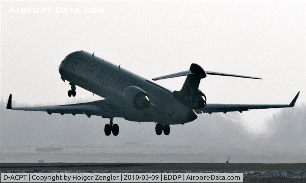 D-ACPT, 2003 Canadair CRJ-701ER (CL-600-2C10) Regional Jet C/N 10103, Take off on a very cold morning