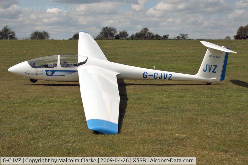 G-CJVZ, Schleicher ASK-21 C/N 21721, Schleicher ASK21 at The Yorkshire Gliding Club, Sutton Bank, UK in 2009.