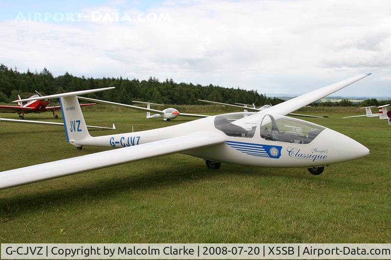 G-CJVZ, Schleicher ASK-21 C/N 21721, Schleicher ASK21 at The Yorkshire Gliding Club, Sutton Bank, UK in 2008.