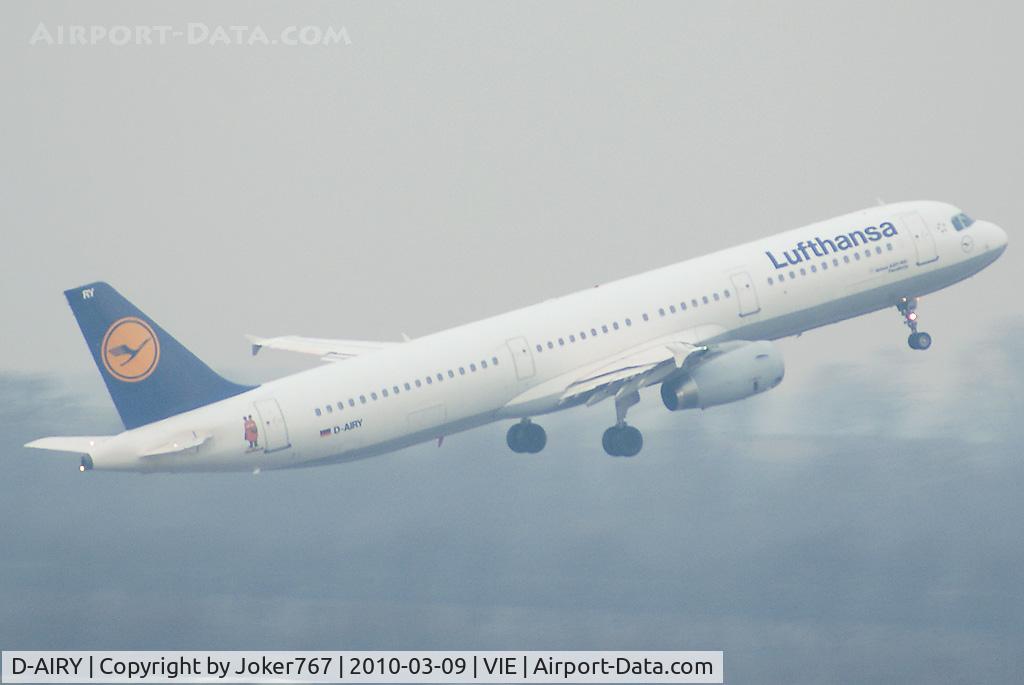 D-AIRY, 1998 Airbus A321-131 C/N 0901, Lufthansa Airbus A321-131