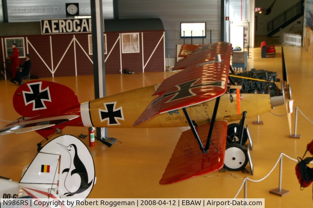 N986RS, 1990 Albatros D-Va Replica C/N 7160/17, Baron Walter Von Sleep.Replica.Stampe & Vertongen Museum.