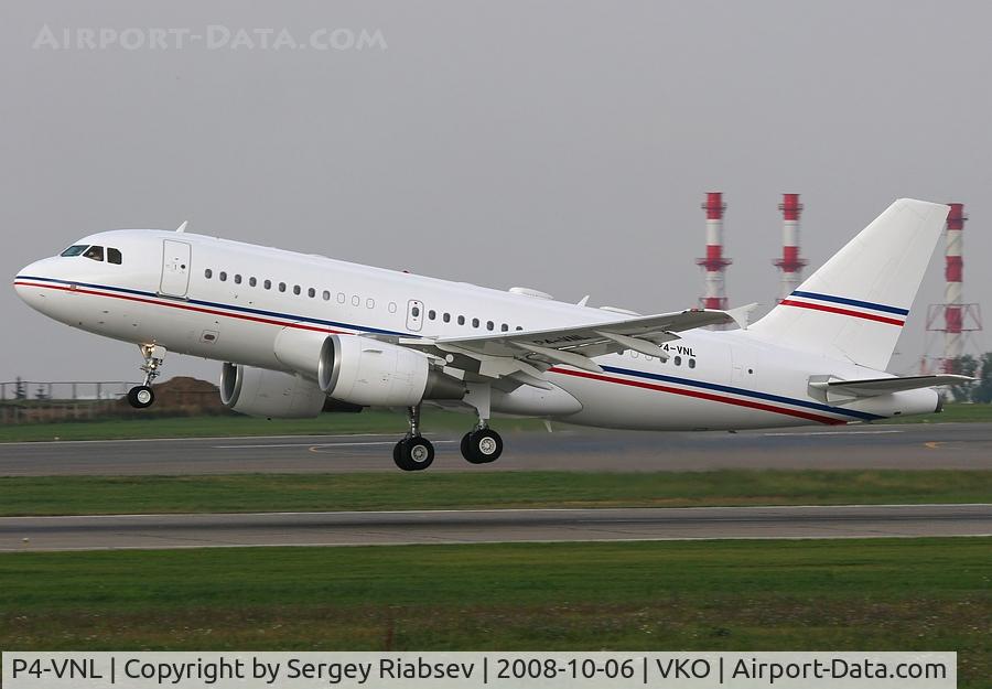 P4-VNL, Airbus ACJ319 (A319-115/CJ) C/N 2921, at VKO