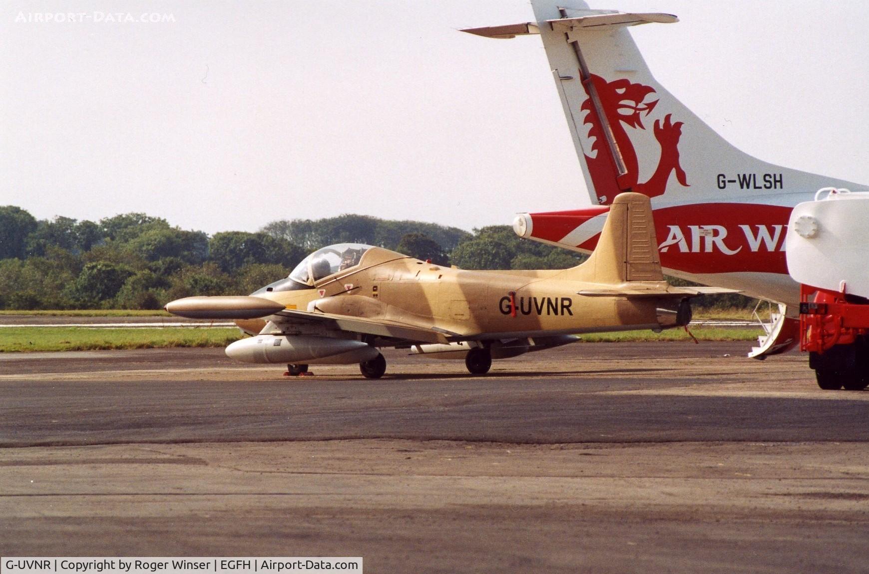 G-UVNR, 1971 BAC 167 Strikemaster Mk.87 C/N EEP/JP/2876, Strikemaster G-UVNR visiting Swansea Airport in 2003?