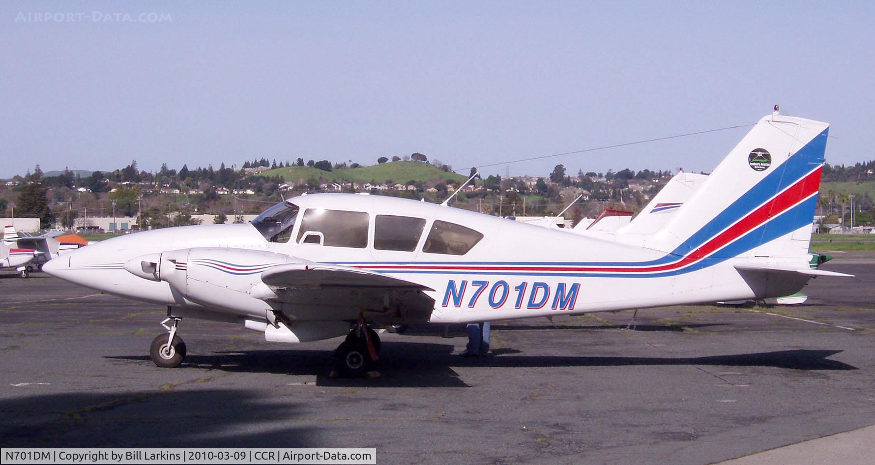 N701DM, 1966 Piper PA-23-250 C/N 27-3131, Visitor from NY