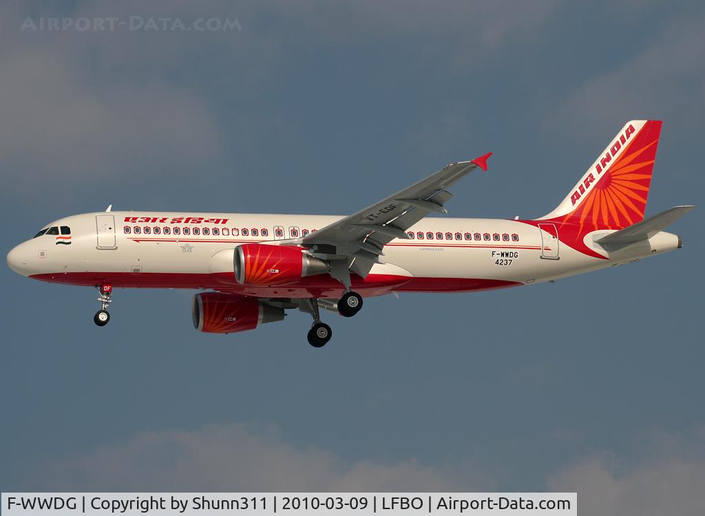 F-WWDG, 2010 Airbus A320-214 C/N 4237, C/n 4237 - to be VT-EDF