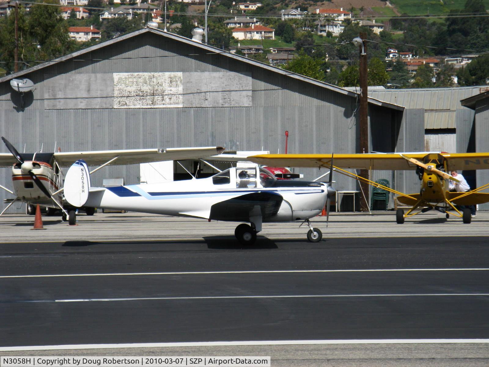 N3058H, 1946 Erco 415C Ercoupe C/N 3683, 1946 ERCO ERCOUPE 415-C, Continental C85 85 Hp upgrade, taxi