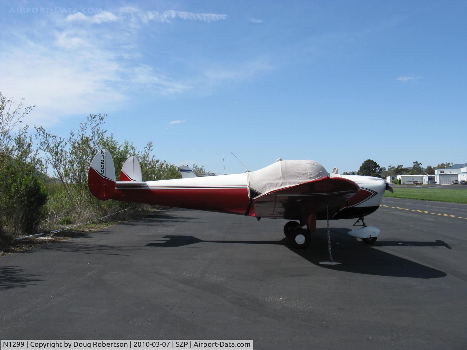 N1299, 1947 Erco 415E Ercoupe C/N 4590, 1947 ERCO ERCOUPE 415-E, Continental C85 85 Hp