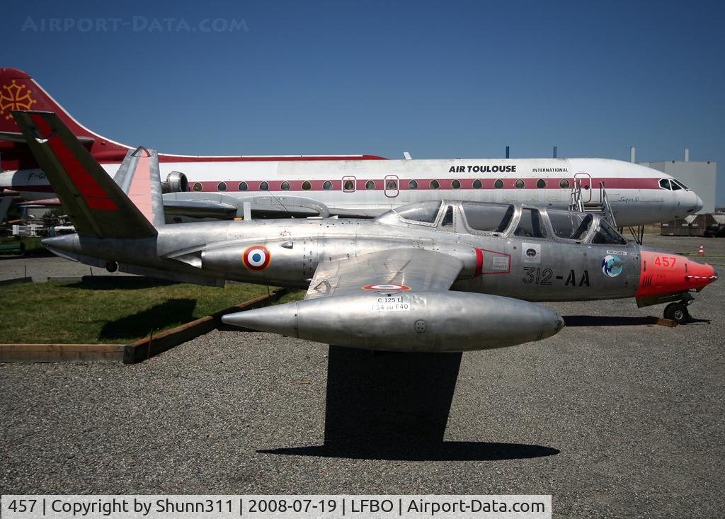 457, Fouga CM-170R Magister C/N 457, S/n 457 - preserved in the Old Wings Association...