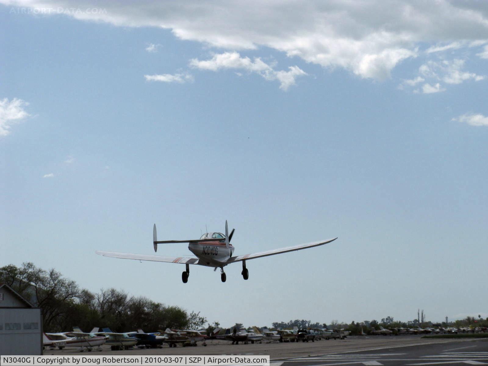 N3040G, 1961 Forney F-1A Aircoupe C/N 5740, 1961 Forney AIRCOUPE F-1A, Continental C90-12, 95 Hp for takeoff, landing Rwy 22