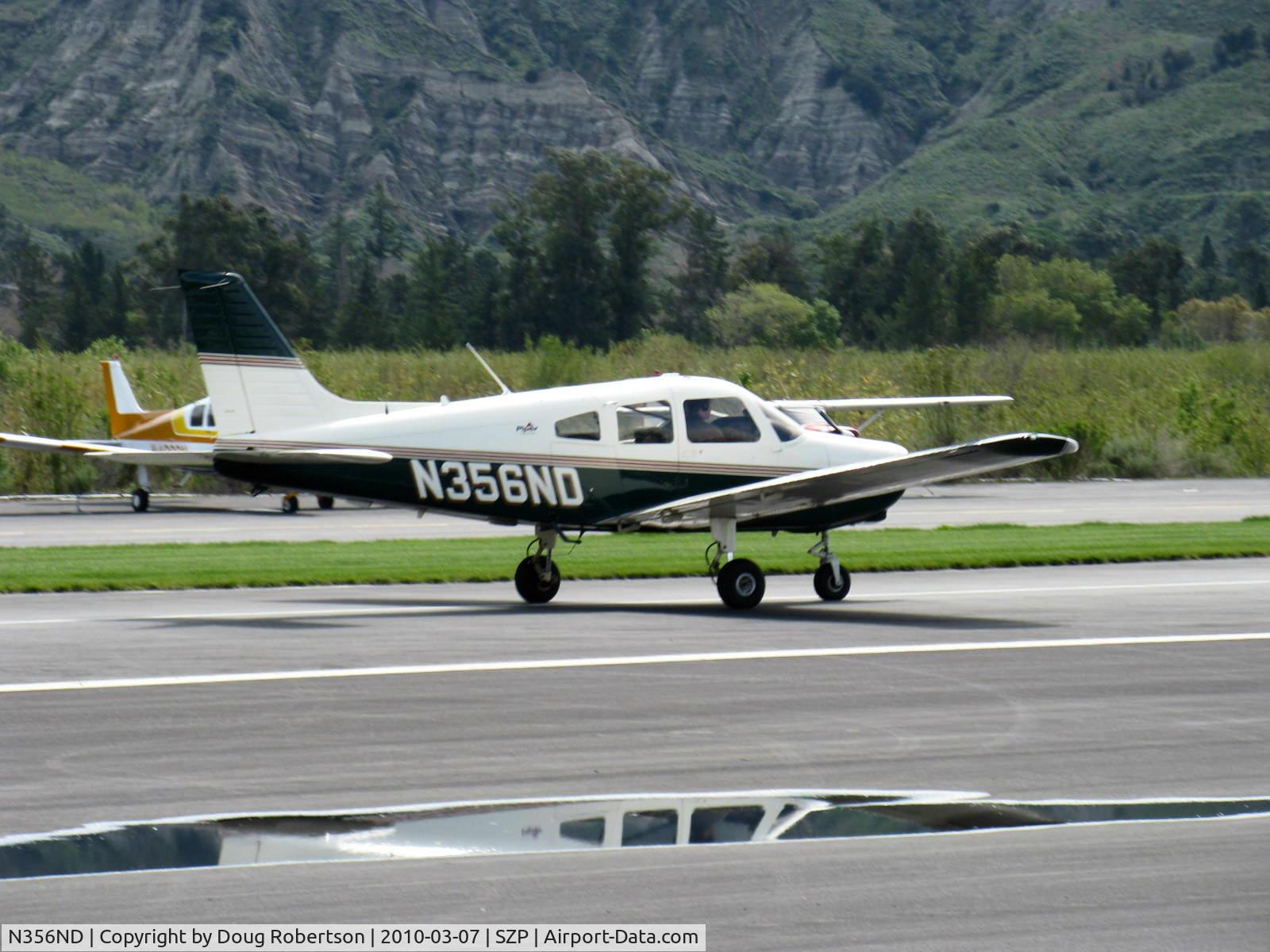 N356ND, 2003 Piper PA-28-161 Cherokee Warrior III C/N 2842184, 2003 Piper PA-28-161 WARRIOR III, Lycoming O-320-D3G 160 Hp, landing roll Rwy 22