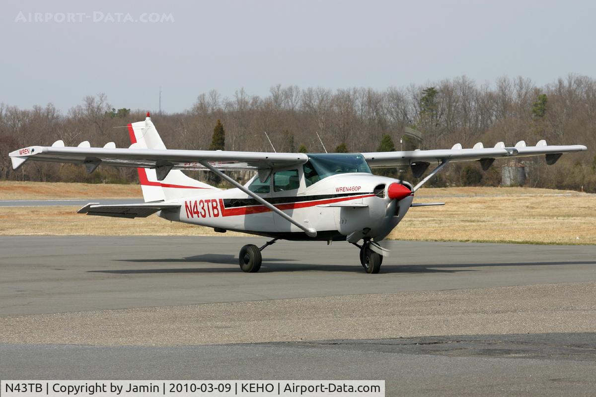 N43TB, 1966 Cessna 182J Skylane C/N 18257442, Wren STOL, complete with the canards, full-span double-slotted flaps, and spoilers for roll control.