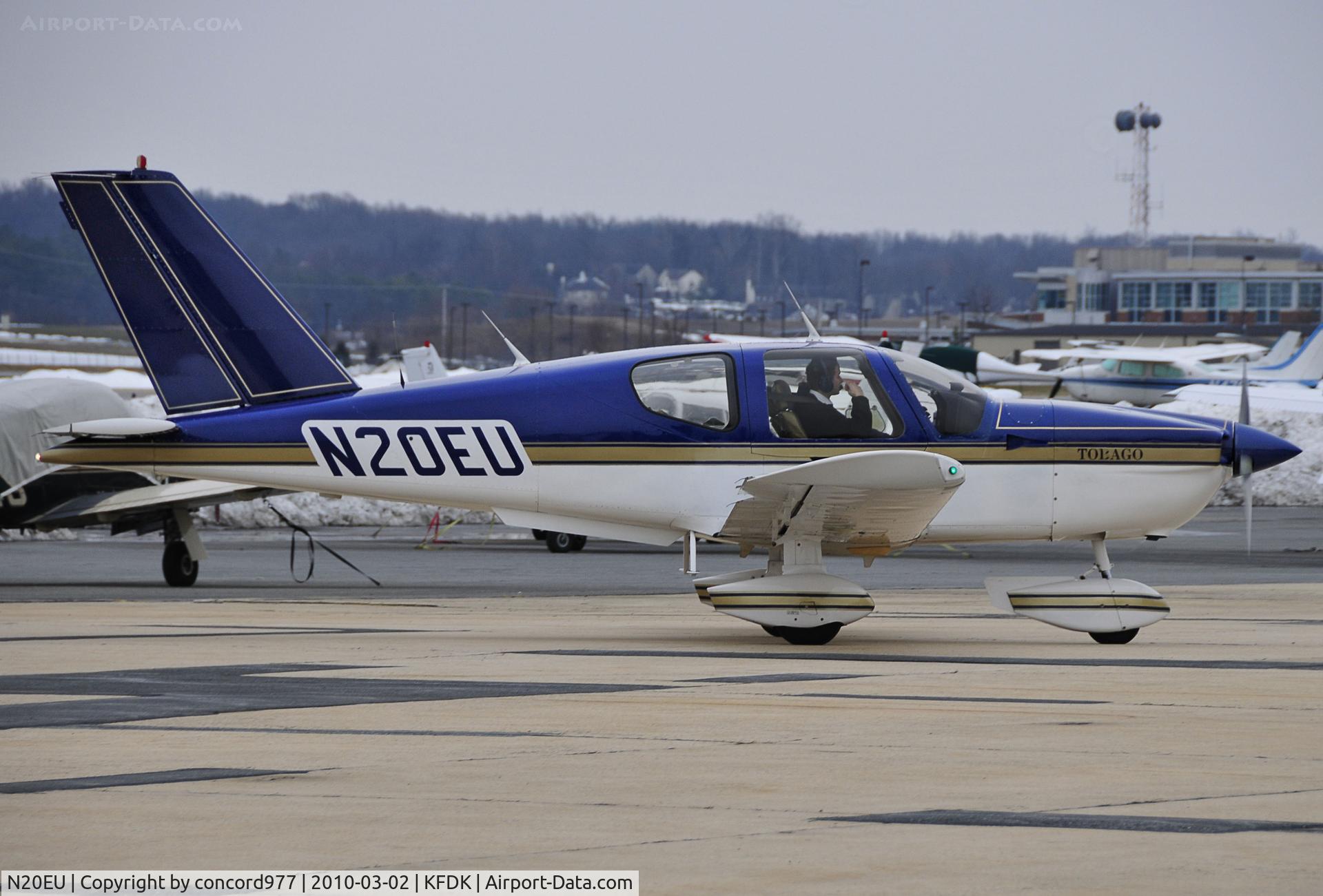 N20EU, Socata TB-10 Tobago C/N 628, Seen at KFDK on 3/2/2010.