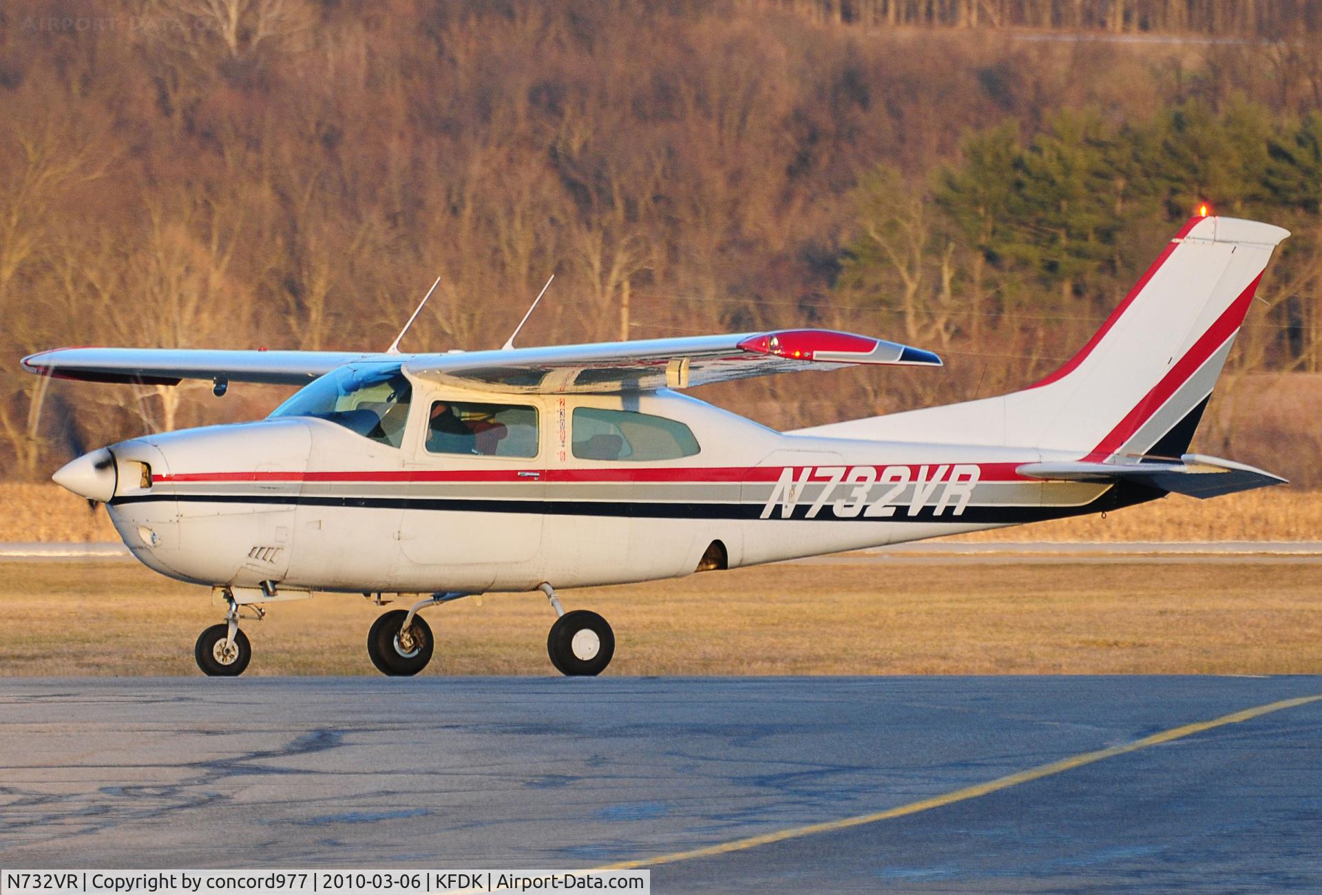 N732VR, 1977 Cessna 210M Centurion C/N 21061813, Seen at KFDK on 3/6/2010.
