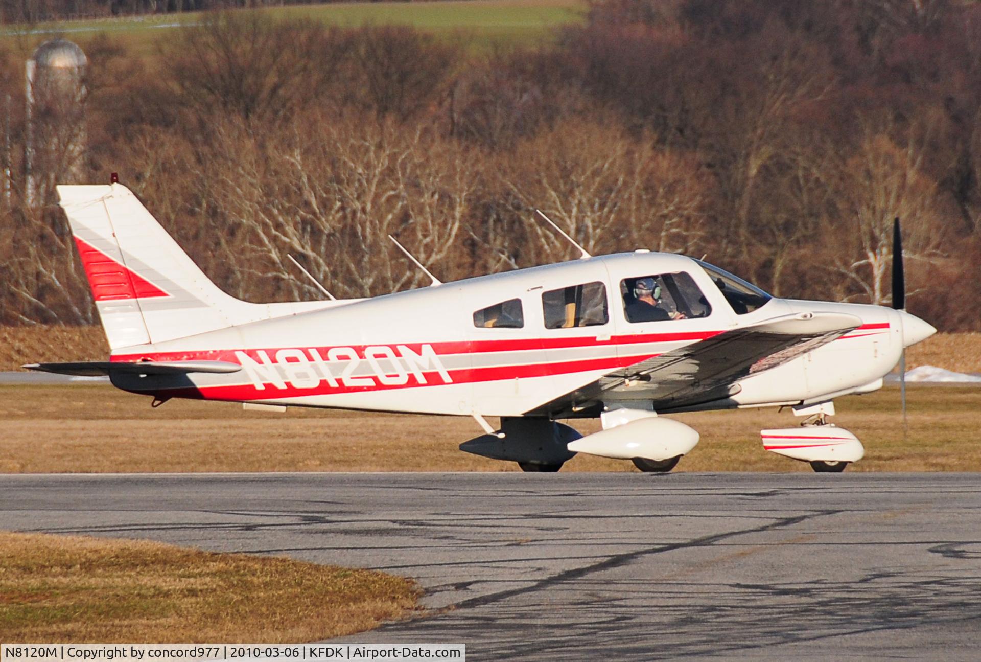 N8120M, 1979 Piper PA-28-161 C/N 28-8016141, Seen at KFDK on 3/6/2010.