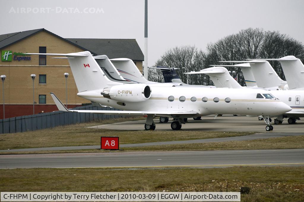 C-FHPM, 1989 Gulfstream Aerospace G-IV C/N 1103, Canadian Gulfstream IV at Luton