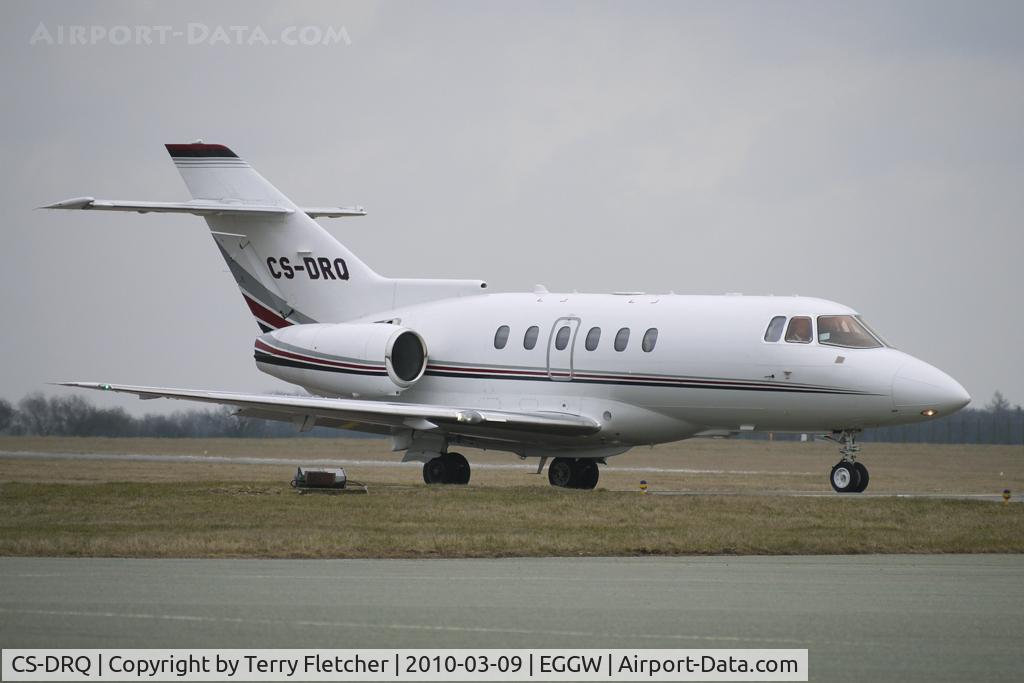 CS-DRQ, 2006 Raytheon Hawker 800XP C/N 258783, Netjets Europe Hawker 800XP about to depart Luton