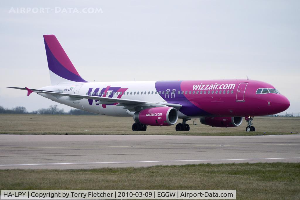 HA-LPY, 2009 Airbus A320-232 C/N 4109, Wizz Air A320 at Luton
