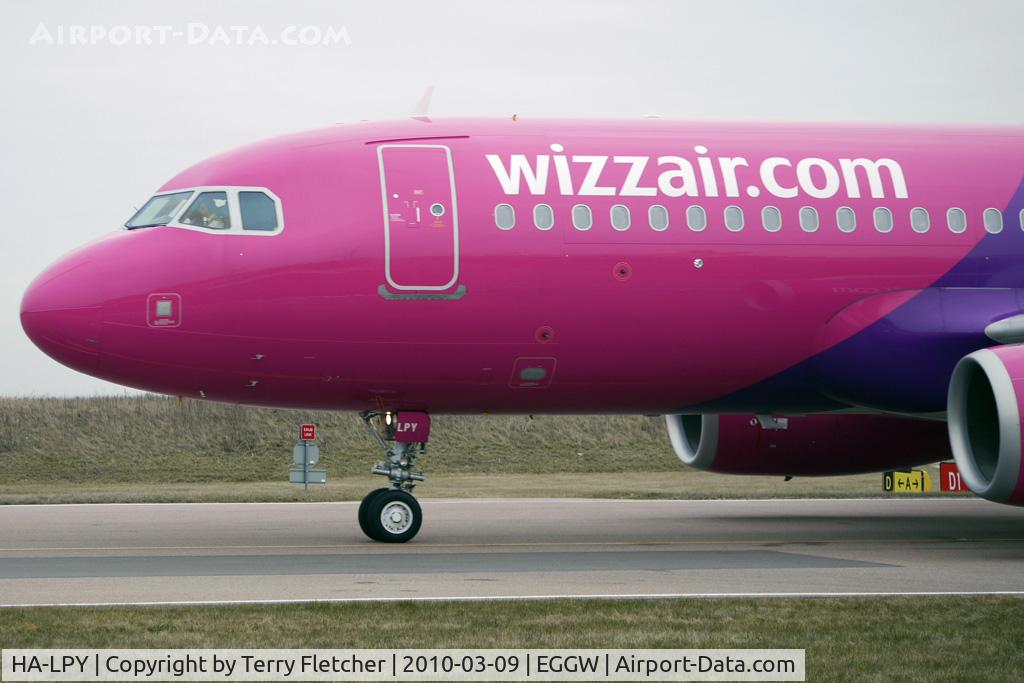 HA-LPY, 2009 Airbus A320-232 C/N 4109, Wizz Air A320 at Luton