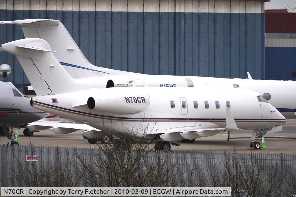 N70CR, 2005 Bombardier Challenger 300 (BD-100-1A10) C/N 20048, Challenger 300 at Luton