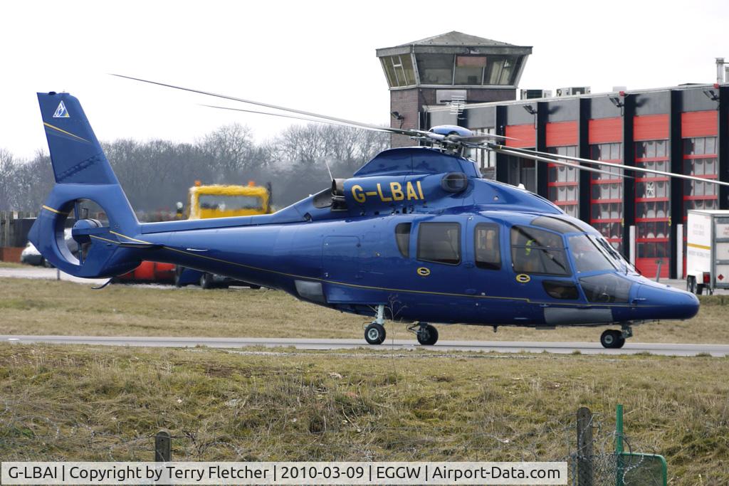 G-LBAI, 2003 Eurocopter EC-155B-1 C/N 6652, Eurocopter 155B1 arrives at Luton