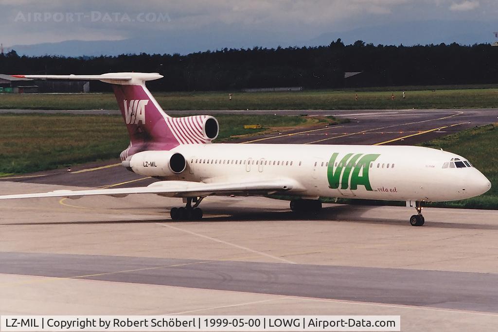 LZ-MIL, 1990 Tupolev Tu-154M C/N 90A845, LZ-MIL