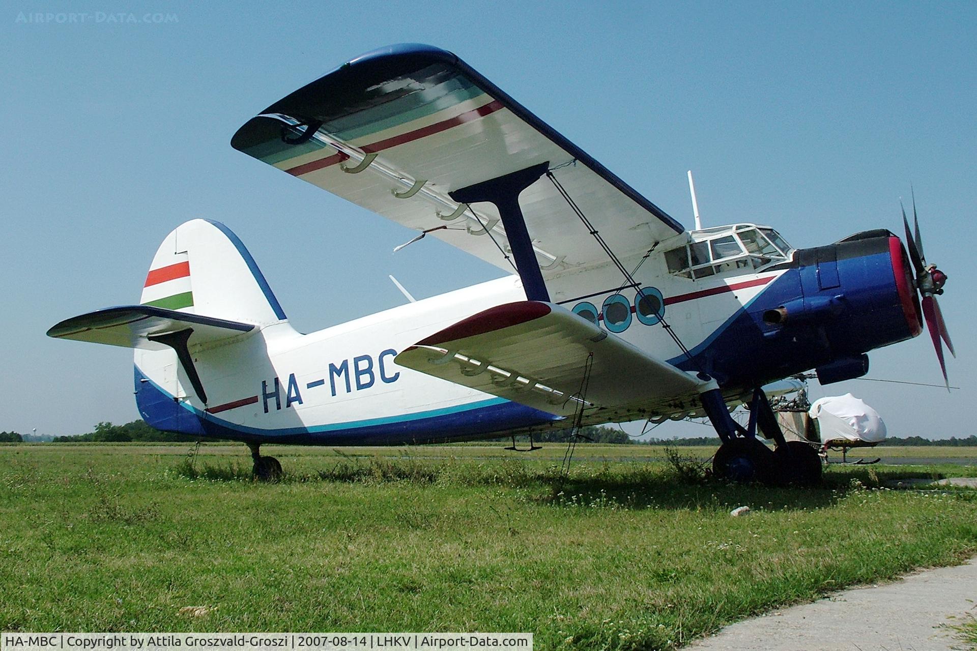 HA-MBC, 1975 PZL-Mielec An-2R C/N 1G161-08, Hungary-Kaposújlak airport.