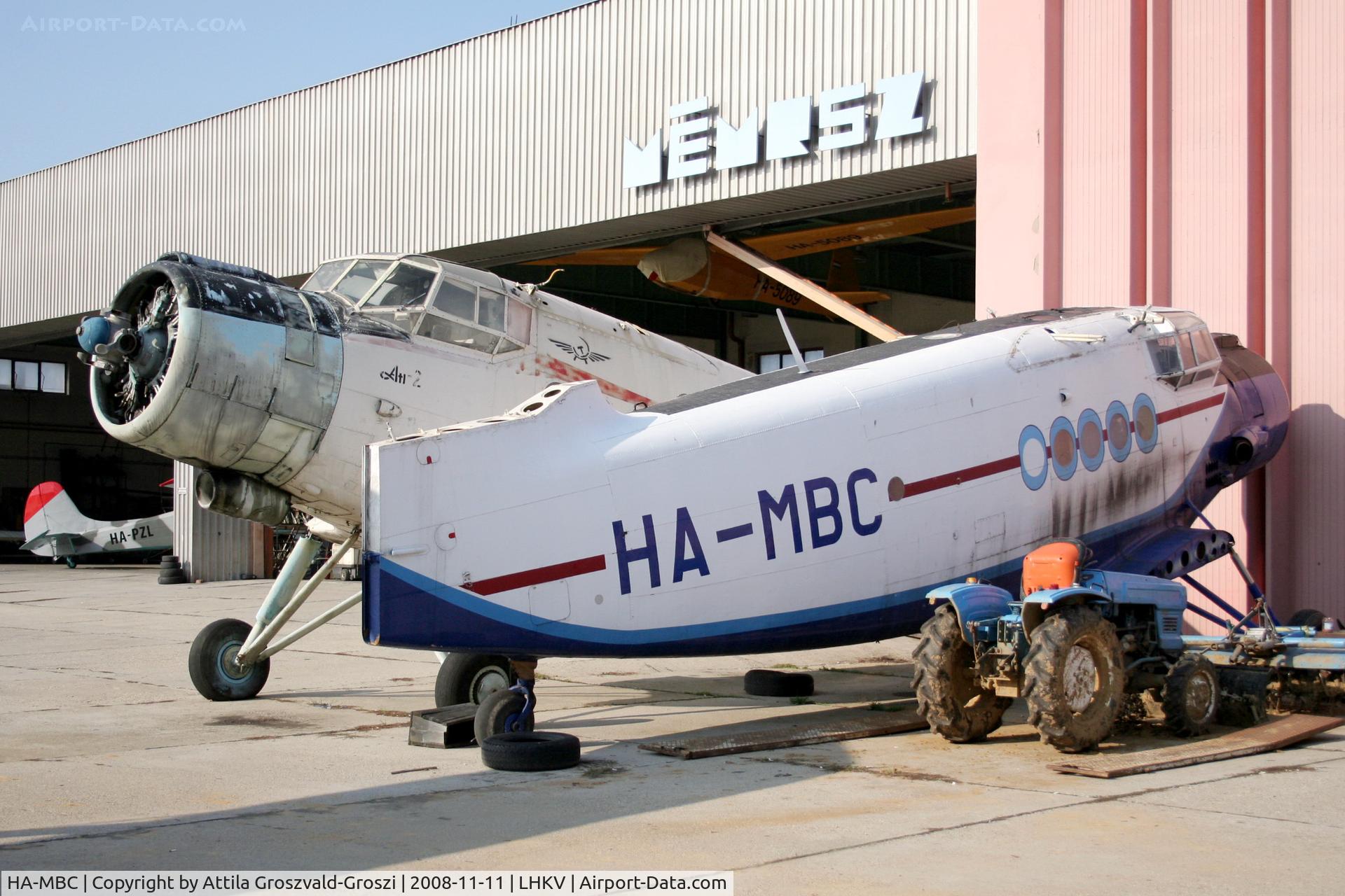 HA-MBC, 1975 PZL-Mielec An-2R C/N 1G161-08, Hungary-Kaposújlak airport. 2008-06-21 Austria/ Krems, made emergency landing.