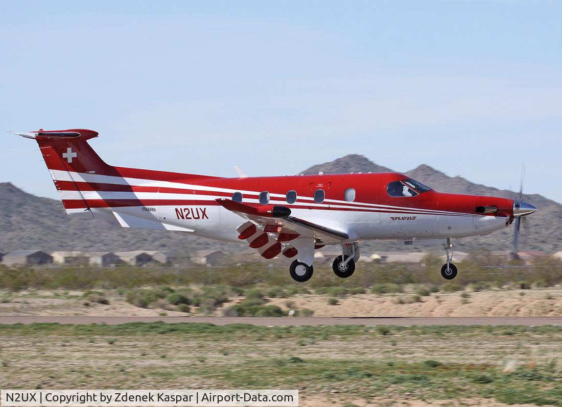 N2UX, 2008 Pilatus PC-12/47 C/N 880, Casa Grande