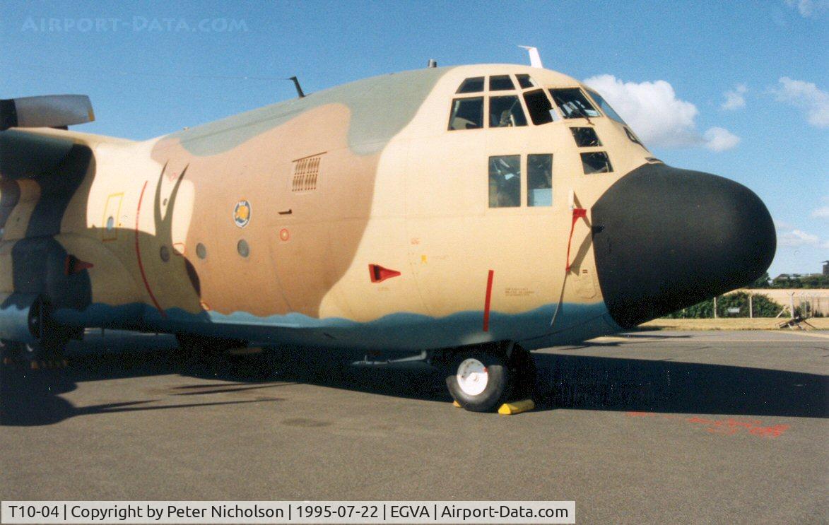 T10-04, Lockheed C-130H Hercules C/N 382-4534, Another view of the Ala 31 Spanish Air Force C-130H Hercules in the static park at the 1995 Intnl Air Tattoo at RAF Fairford.