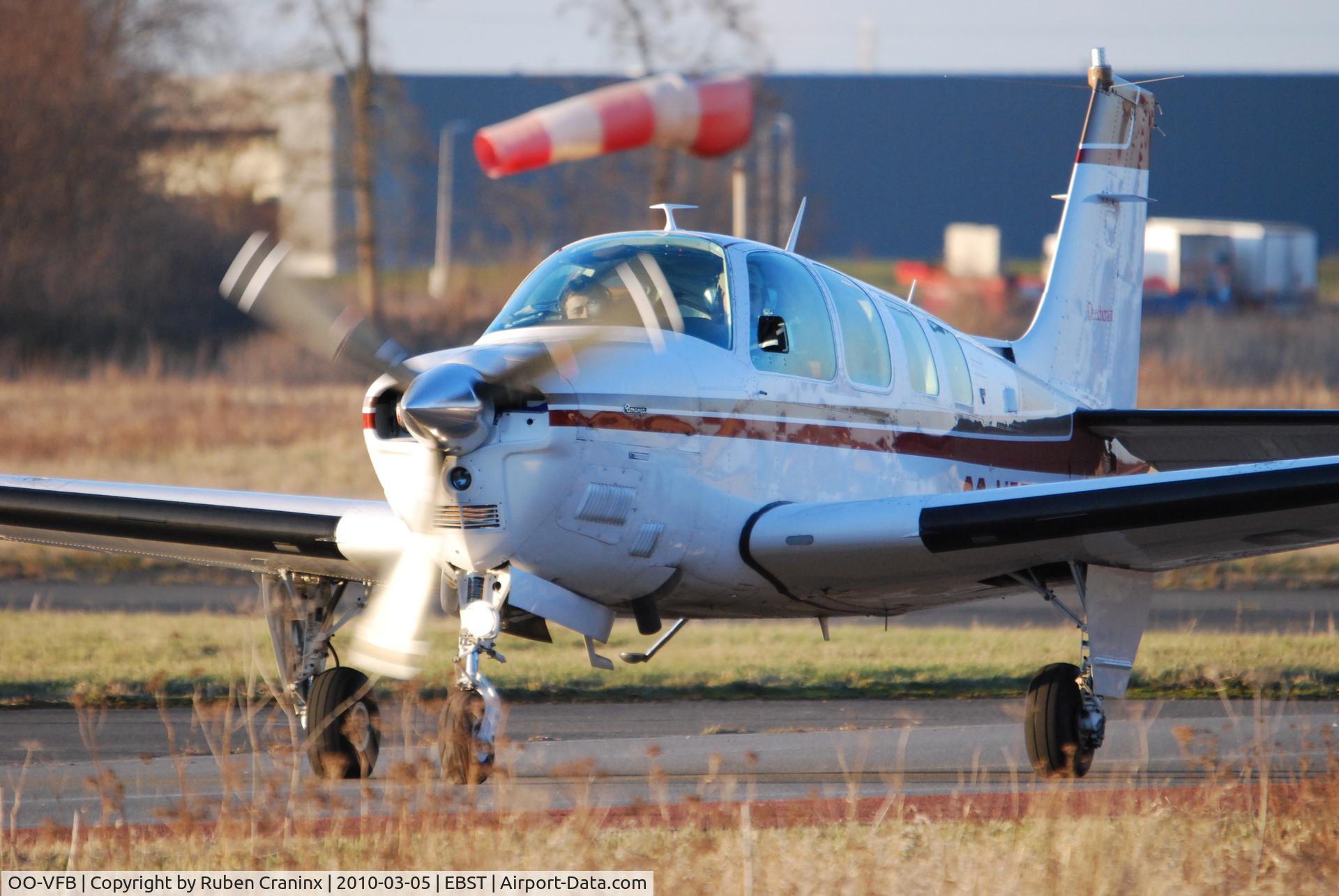 OO-VFB, Beech A36 Bonanza 36 C/N E1910, Photo Taken At Brustem Regional Airport