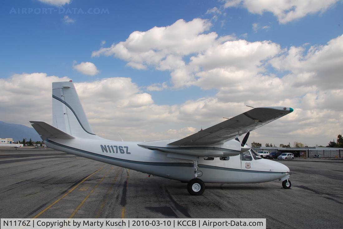 N1176Z, 1965 Aero Commander 500-B C/N 500-B-1549-196, Transient parking