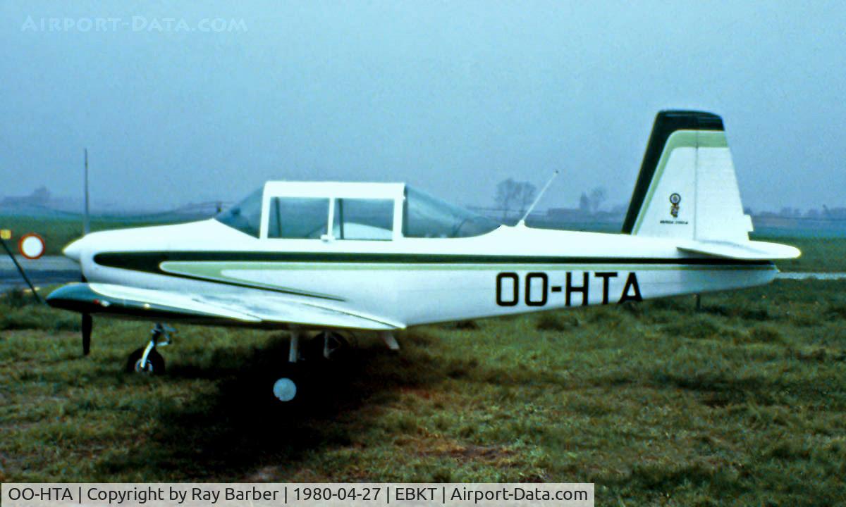 OO-HTA, 1980 Varga 2150A Kachina C/N VAC-152-80, Seen at Wevelgem Belgium image from a slide.
