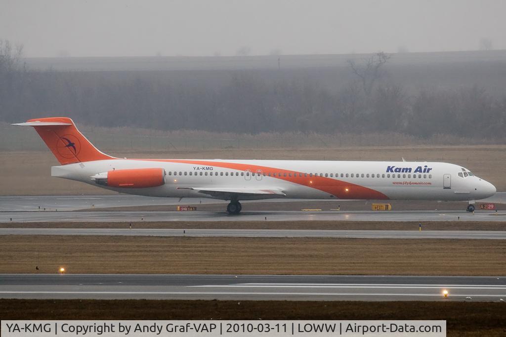 YA-KMG, 1987 McDonnell Douglas MD-83 (DC-9-83) C/N 49567, Kamair MD80
