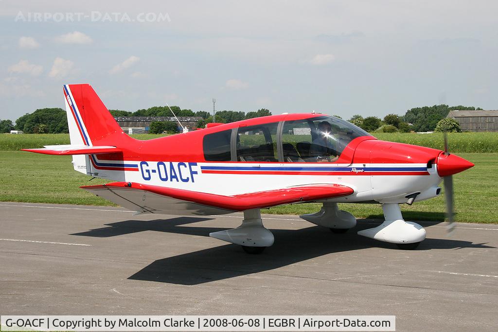 G-OACF, 2003 Robin DR-400-180 Regent Regent C/N 2534, Robin DR-400-180 Regent at Breighton Airfield, UK in 2008.