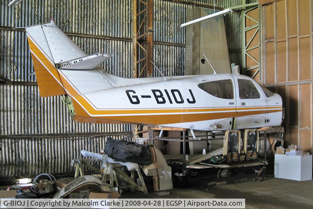 G-BIOJ, 1977 Rockwell Commander 112TCA C/N 13192, Rockwell Commander 112TCA at Peterborough Sibson in 2008.