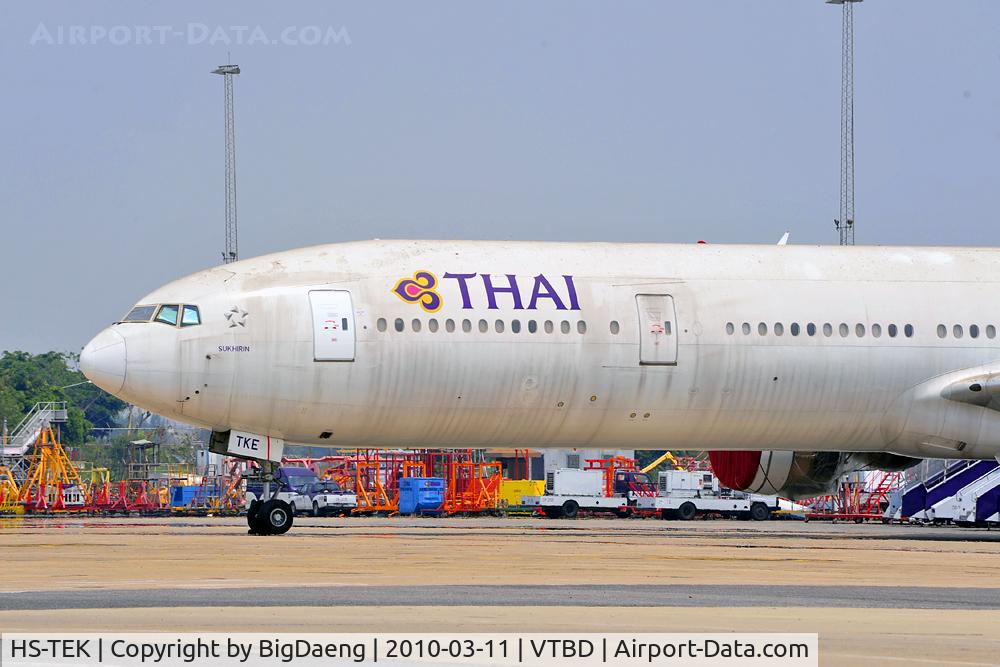HS-TEK, 1998 Airbus A330-322 C/N 224, Long term parked, waits for economy class seats from Koito, Japan
