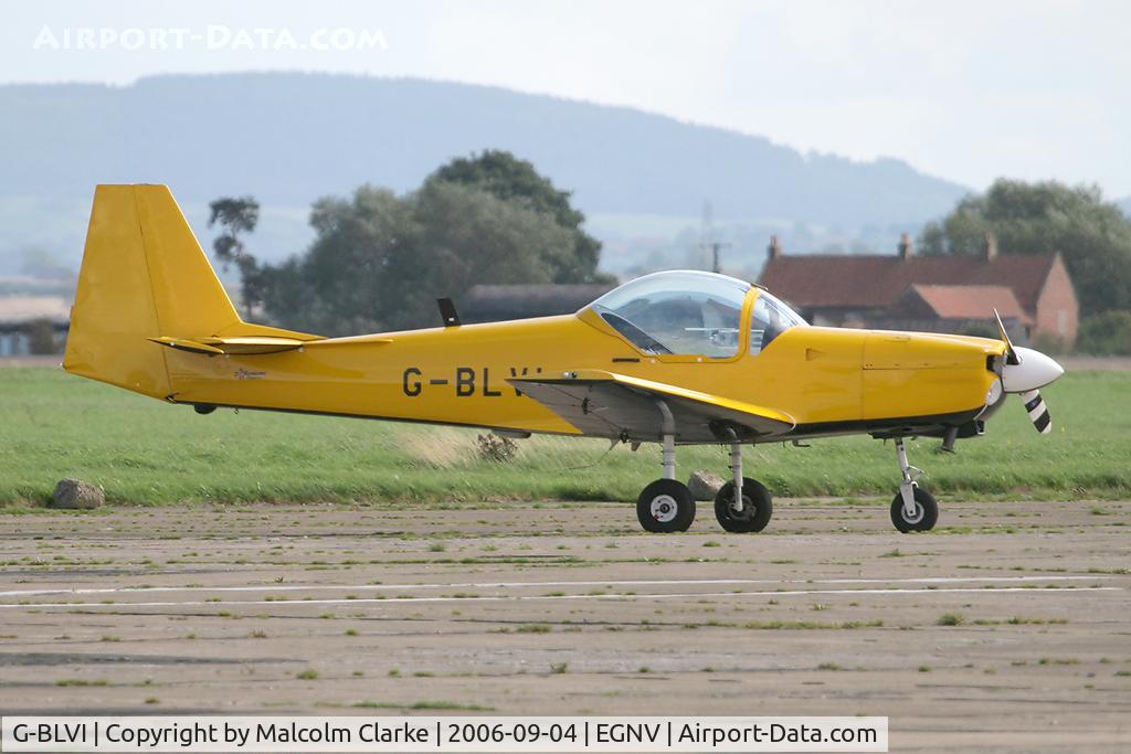 G-BLVI, 1986 Slingsby T-67M Firefly Mk2 C/N 2017, Slingsby T-67M Firefly Mk2 at Durham Tees Valley Airport in 2006.
