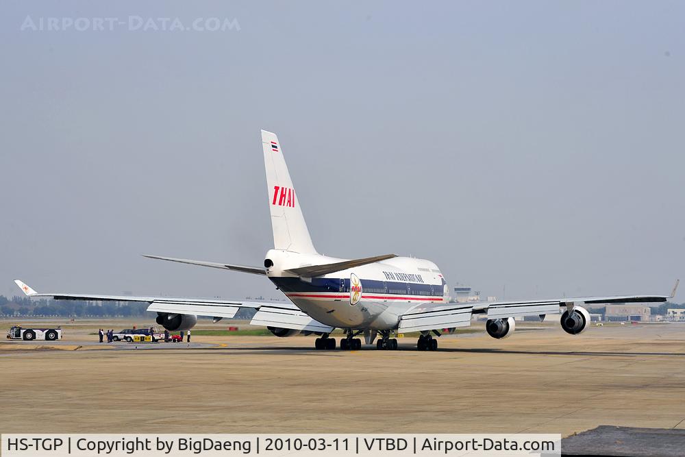 HS-TGP, 1994 Boeing 747-4D7 C/N 26610, Taxiing out for a flight test ...