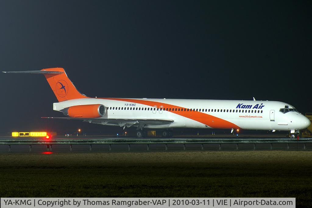YA-KMG, 1987 McDonnell Douglas MD-83 (DC-9-83) C/N 49567, Kam Air MDD MD80