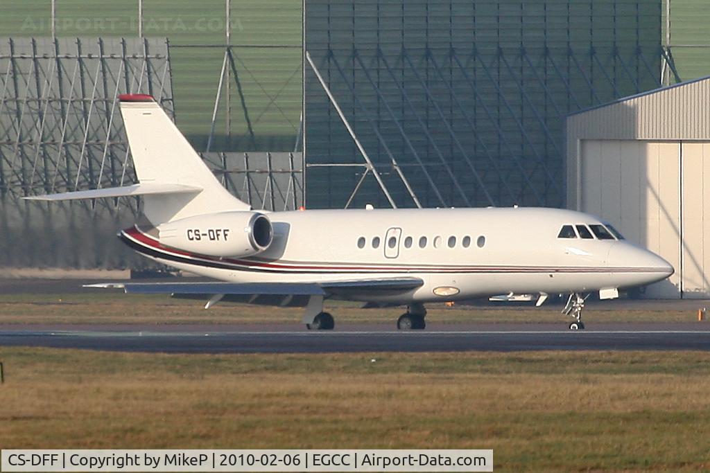 CS-DFF, 2004 Dassault Falcon 2000EX C/N 41, Arriving on Runway 05L.